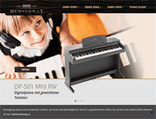 Tablet Screenshot of hemingway-pianos.com